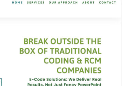 E-Code Solutions Redesign