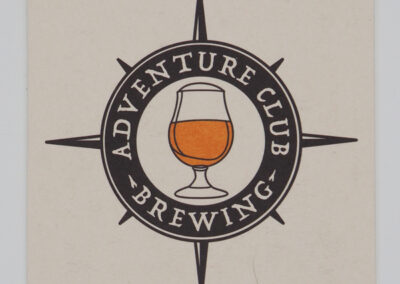 Adventure Club Brewing Logo & Coaster Design