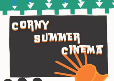 Corny Summer Cinema Poster Design